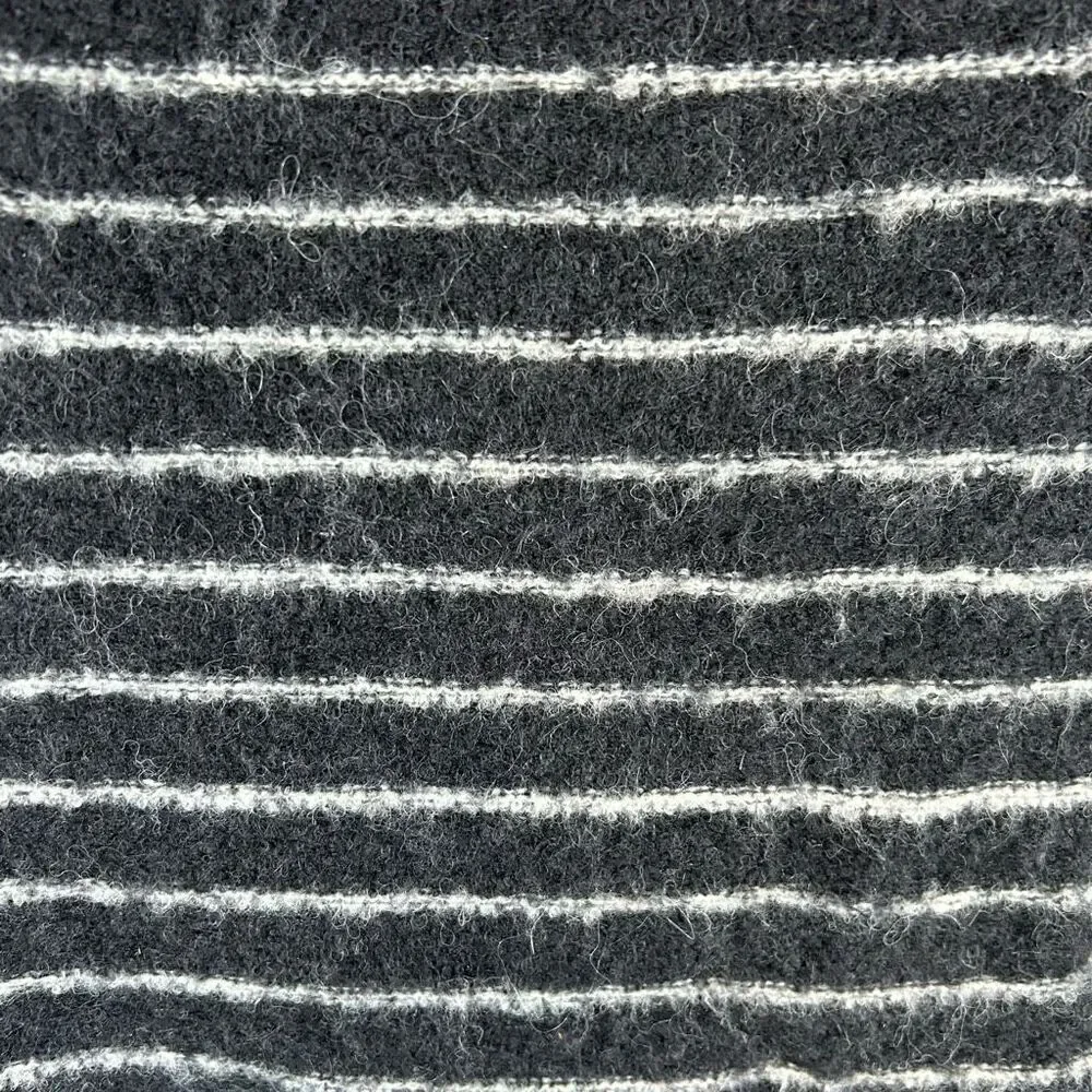 Free People Alpaca Blend Sweater Medium (M) Heather Grey Striped